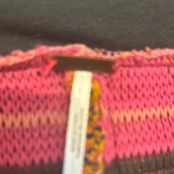 Free People Multicolor Striped Cowl Neck Sweater - Picture 6 of 16